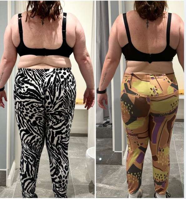 Danni before and after